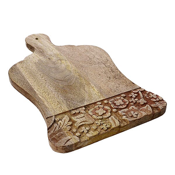 NAKKASHI Handcrafted Wooden Chopping Board (Size 35.5X19.5 Cm)