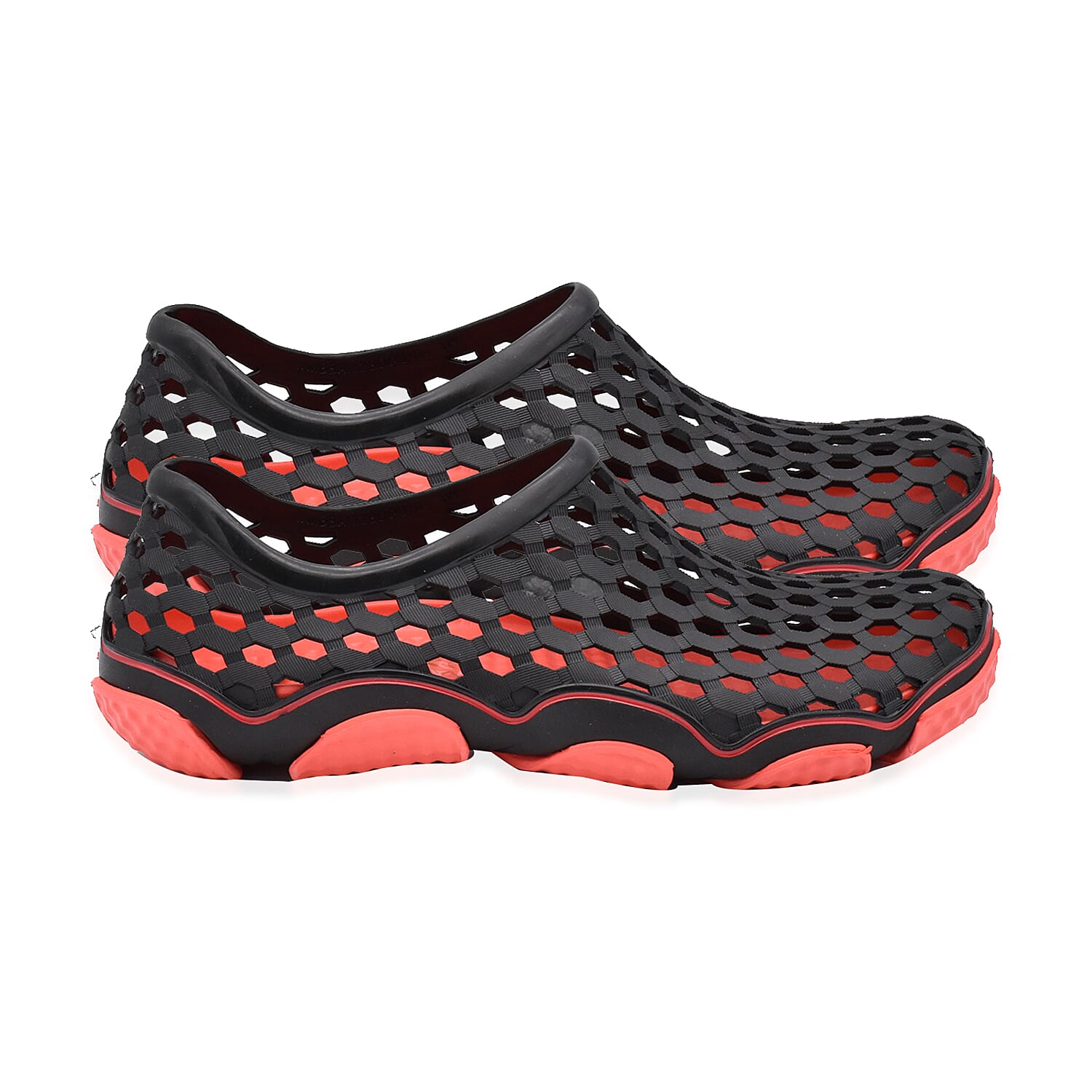 Dotted Outdoor Trainers (Size 4) - Black and Red