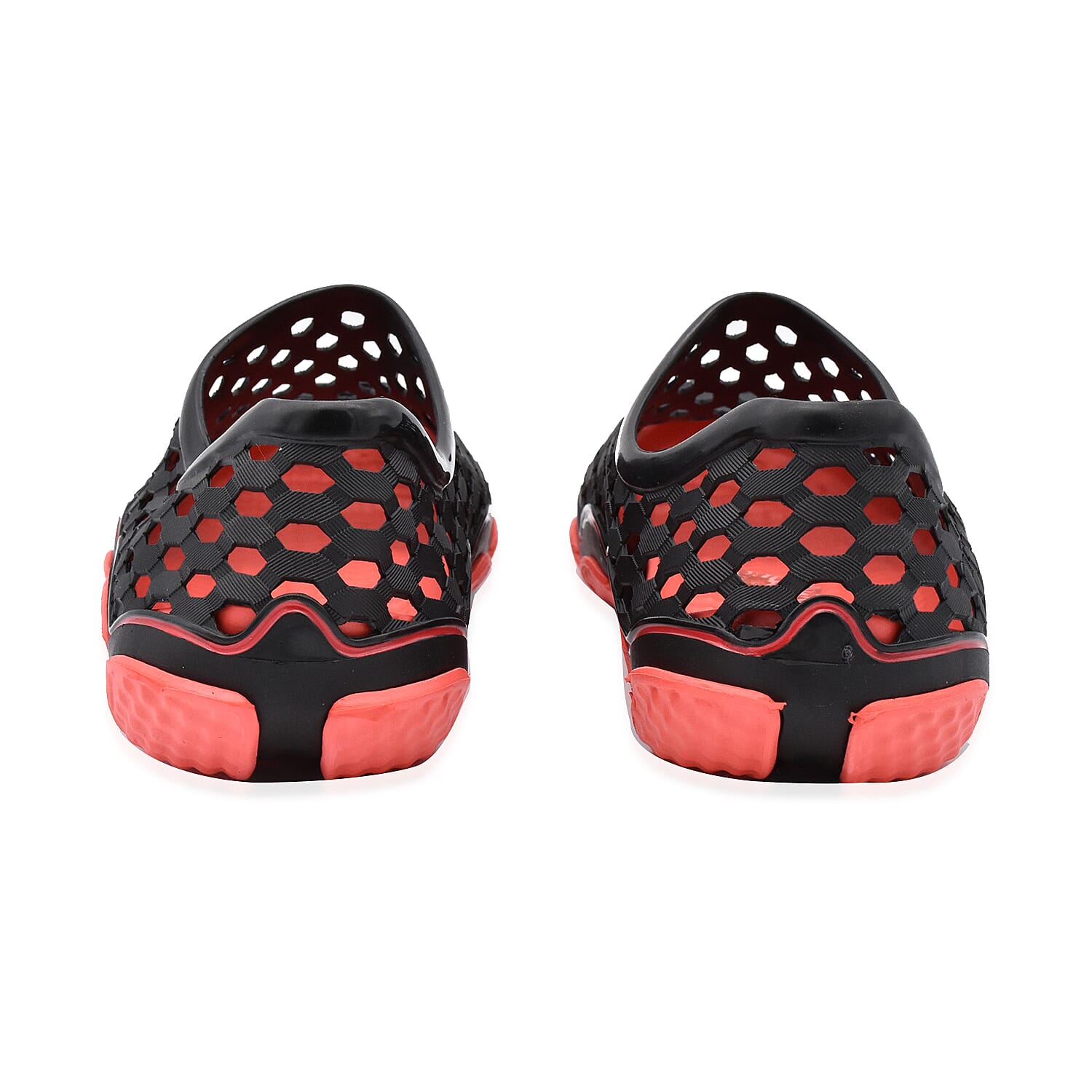 Dotted Outdoor Trainers (Size 4) - Black and Red