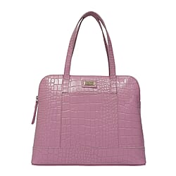 EVA Genuine Leather Croc Tote Handbag
