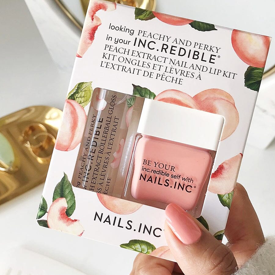 Nails Inc: Peachy & Perky Duo 14ML/7ML