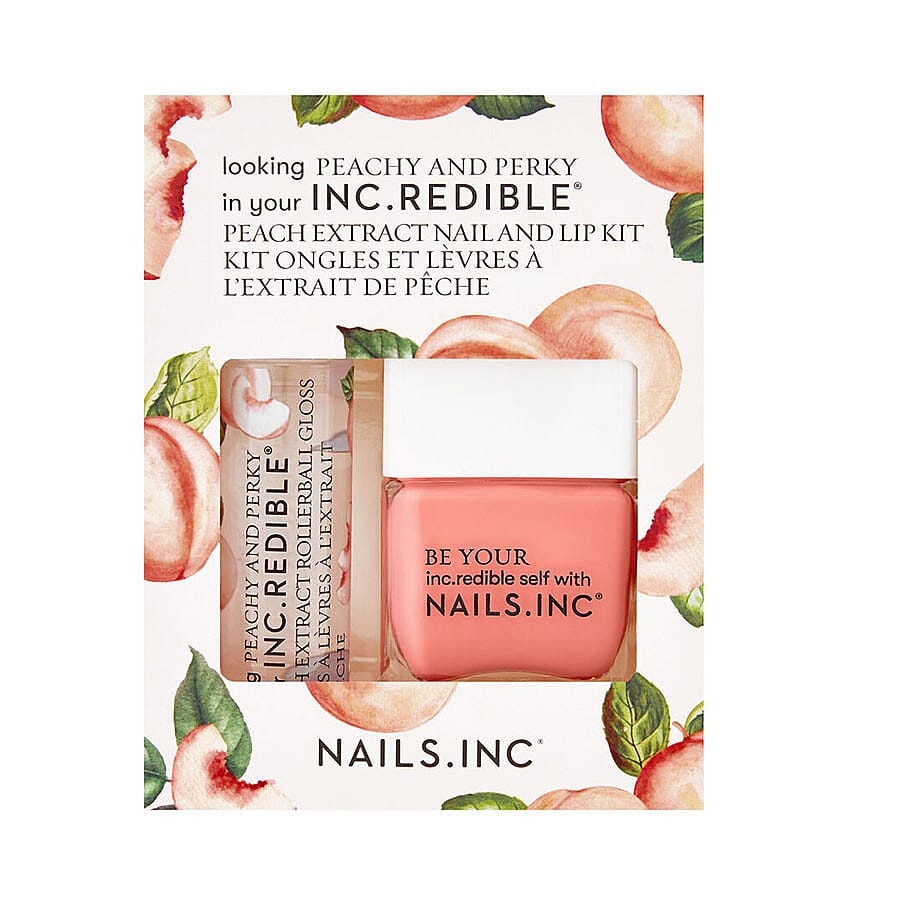 Nails Inc: Peachy & Perky Duo 14ML/7ML