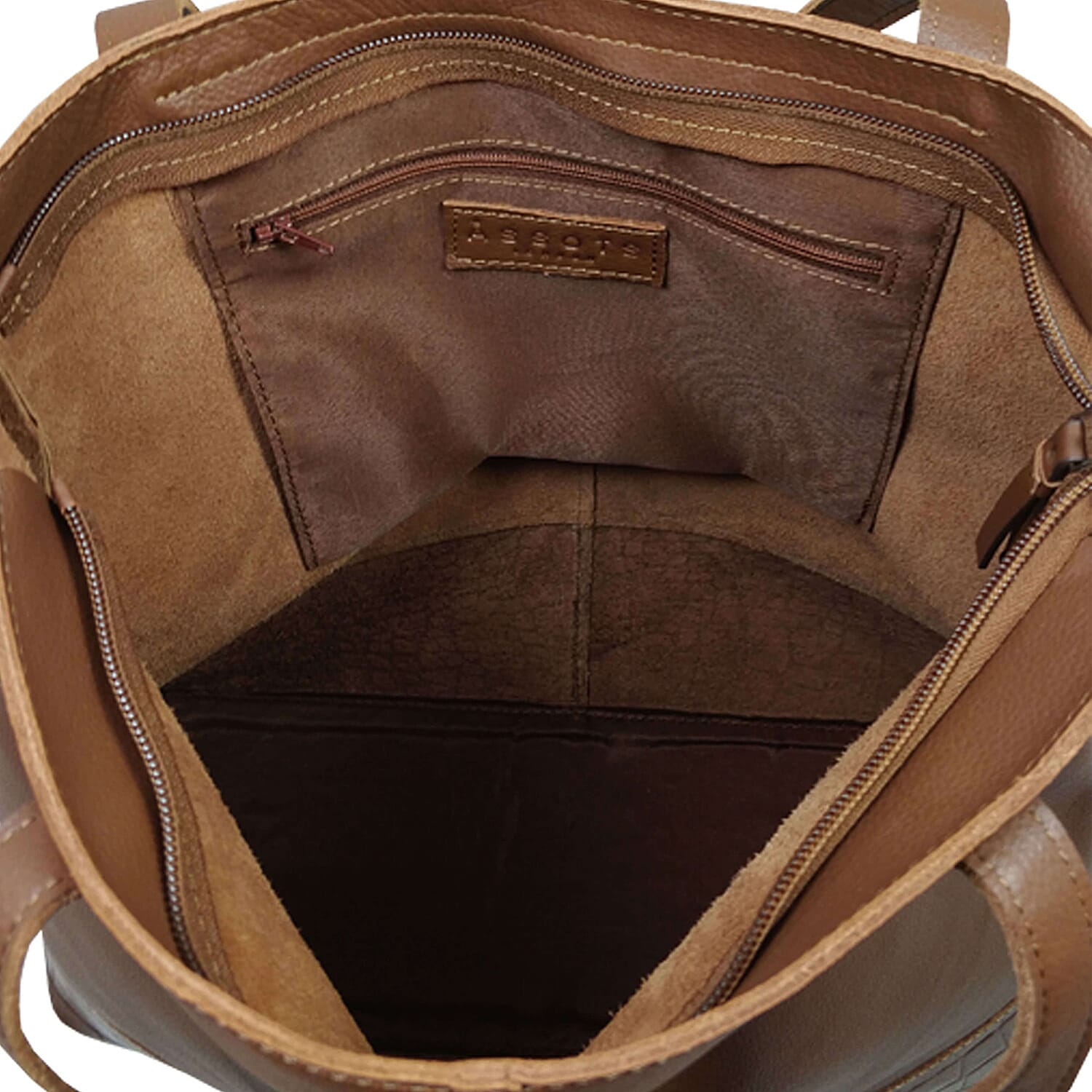 Assots London SIENNA Croc Leather Tote Bag in Black (Size 38x13x35 Cm)