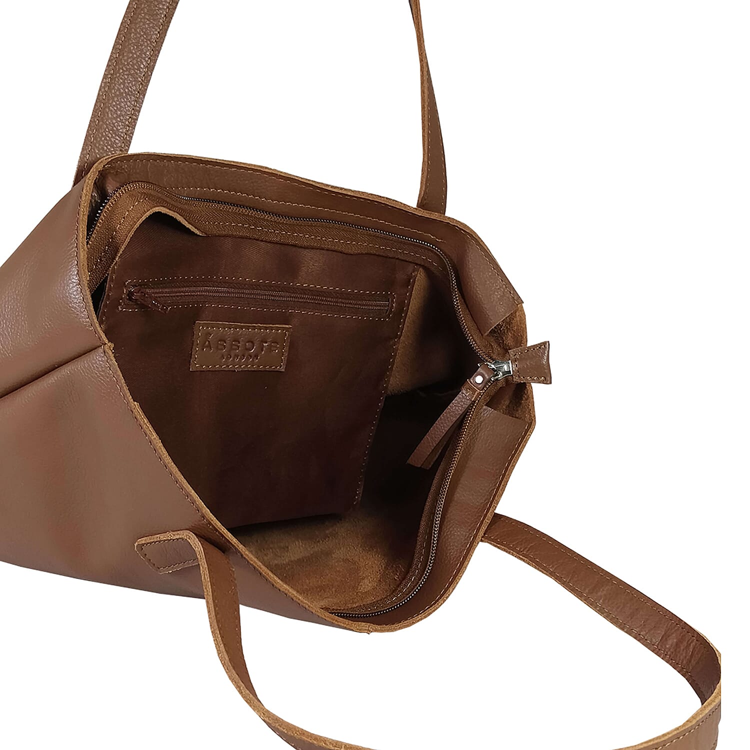 Assots London SIENNA Croc Leather Tote Bag in Black (Size 38x13x35 Cm)