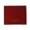 Assots London FANN Credit Card Holder in Red (Size 10x8cm)