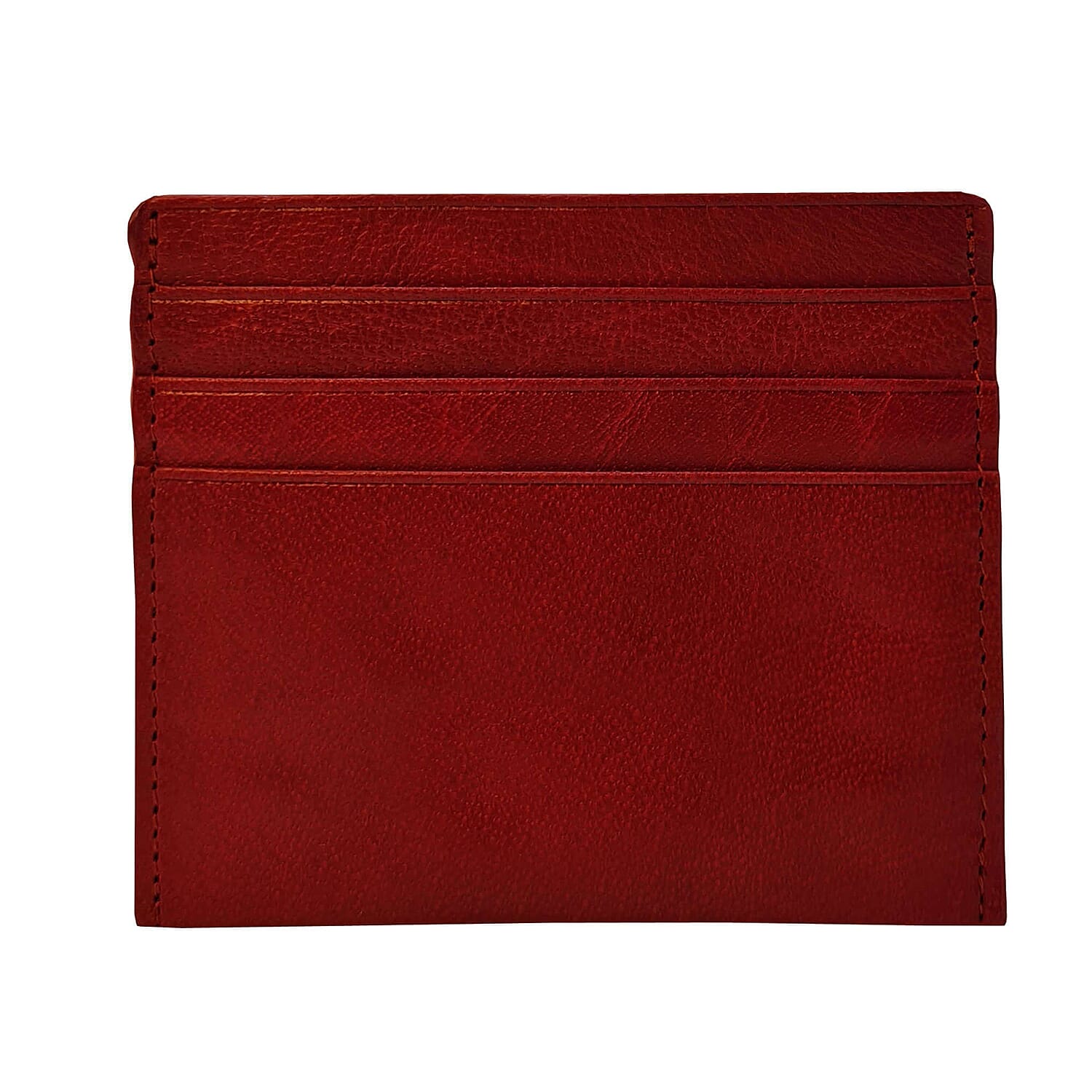 Assots London FANN Credit Card Holder in Red (Size 10x8cm)