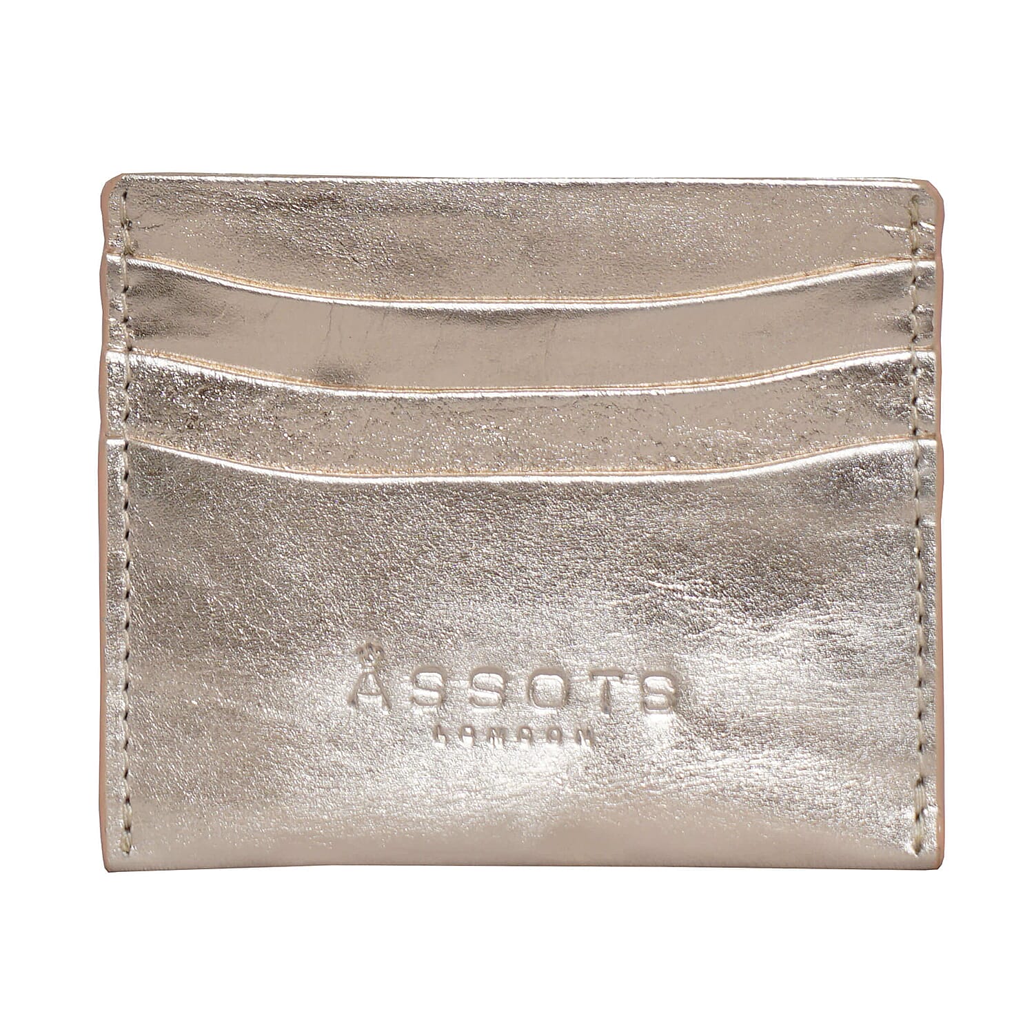 Assots London FANN Credit Card Holder in Rose Gold (Size 10x8cm)