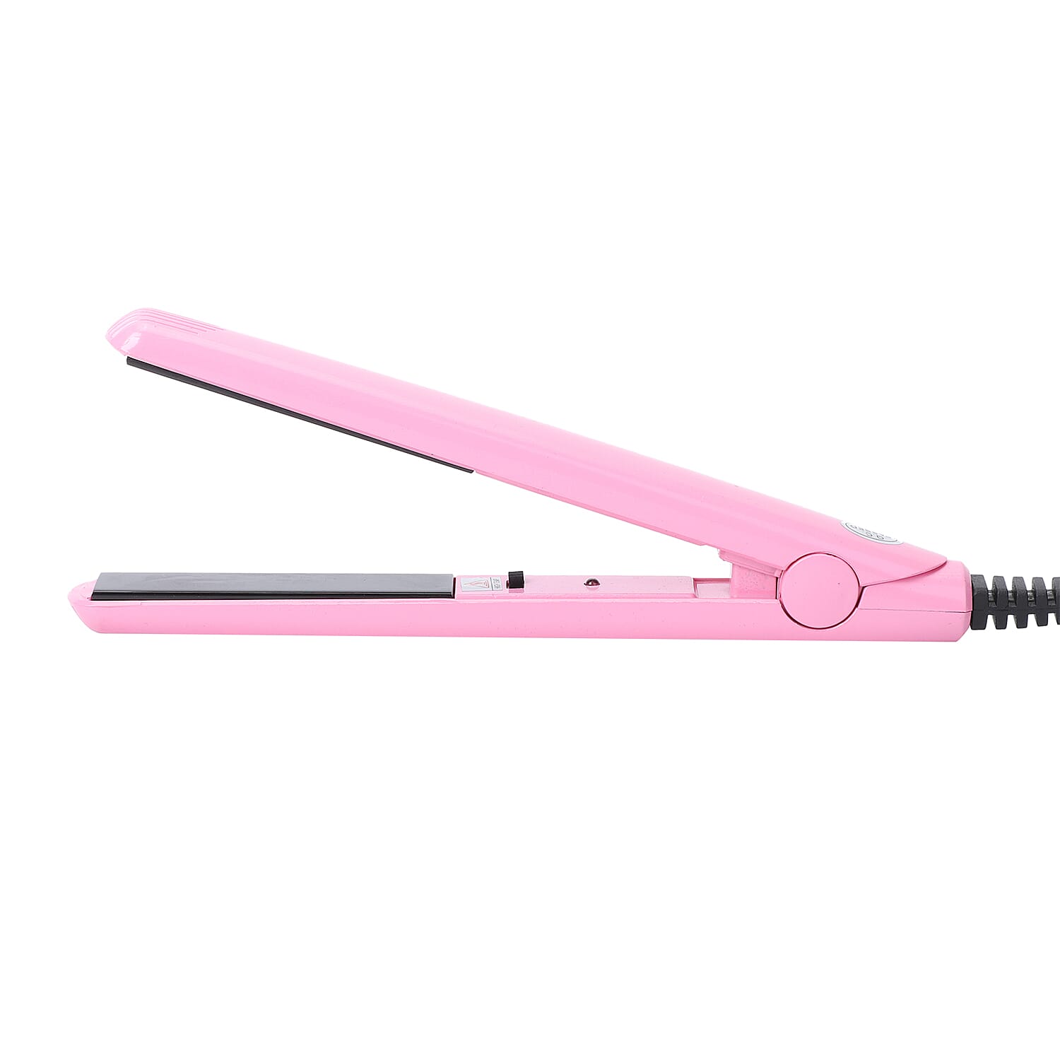 Multi Functional Mini & Travel Portable Hair Curl  Straightener with LED Indicator and Power Cable  - Pink