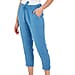 NOVA of London Linen Trousers in Blue (Size 8 -14)