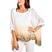 Nova of London Silk Leopard Pattern Top - White