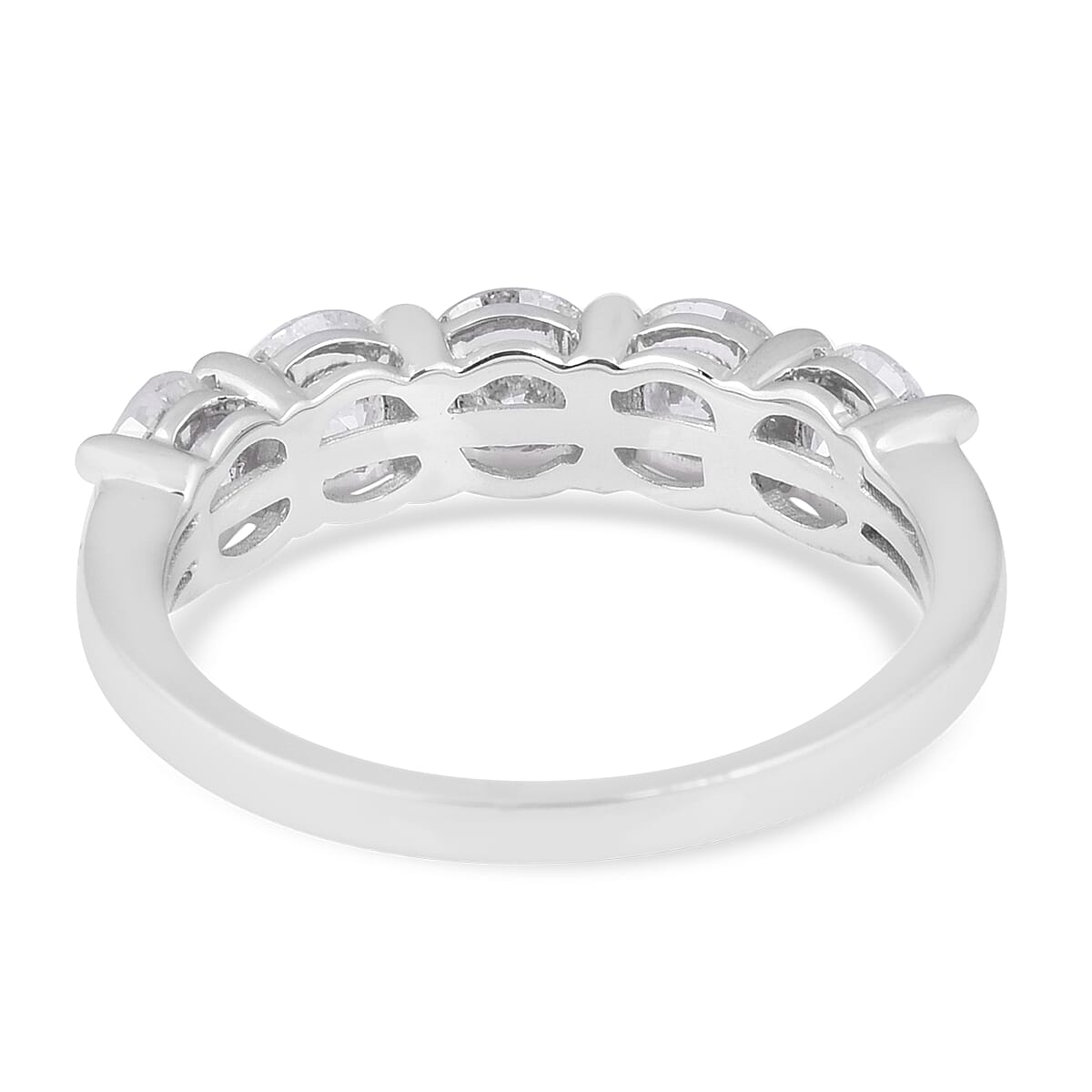 14K White Gold Diamond (I1-I2- G-H) Ring 2.00 Ct.