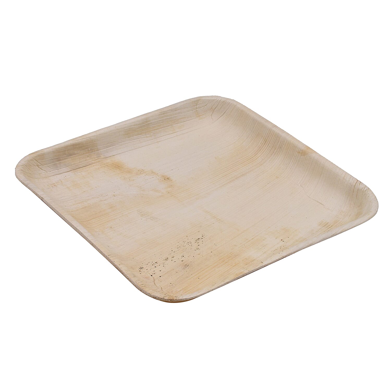 Areca Palm Leaf Square Plates (Pack of 10 pcs) (Size 23 Cm)