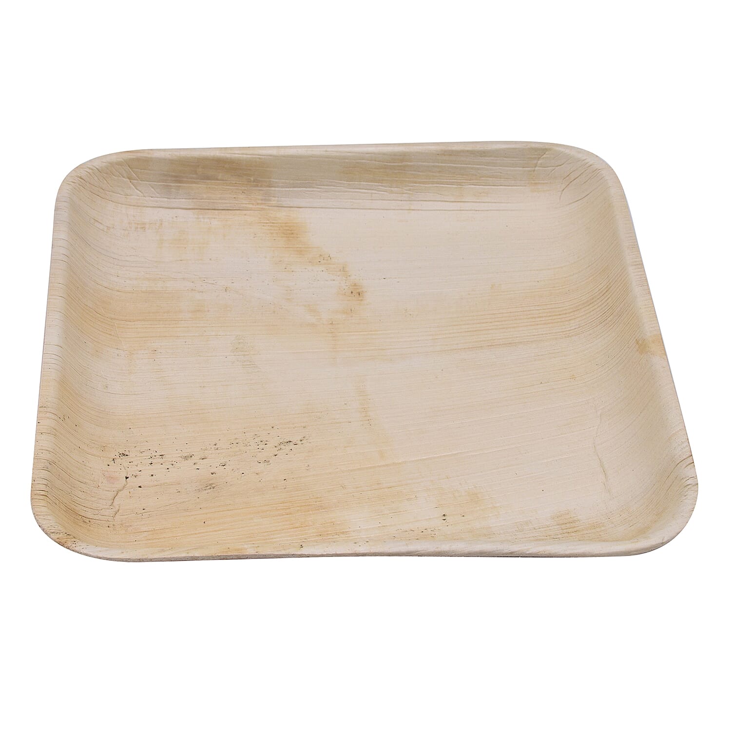 Areca Palm Leaf Square Plates (Pack of 10 pcs) (Size 23 Cm)