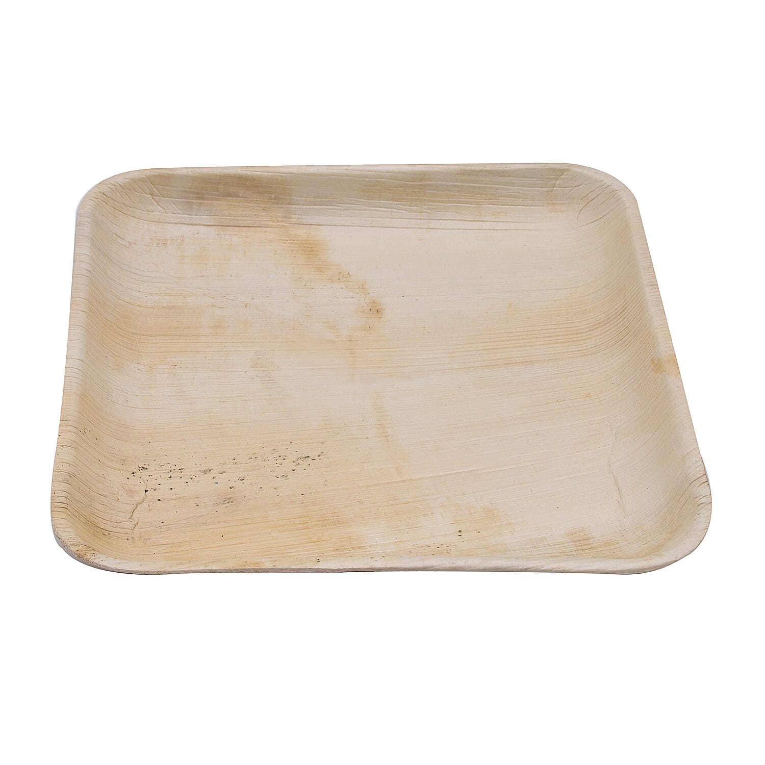 Areca Palm Leaf Square Plates (Pack of 10 pcs) (Size 23 Cm)