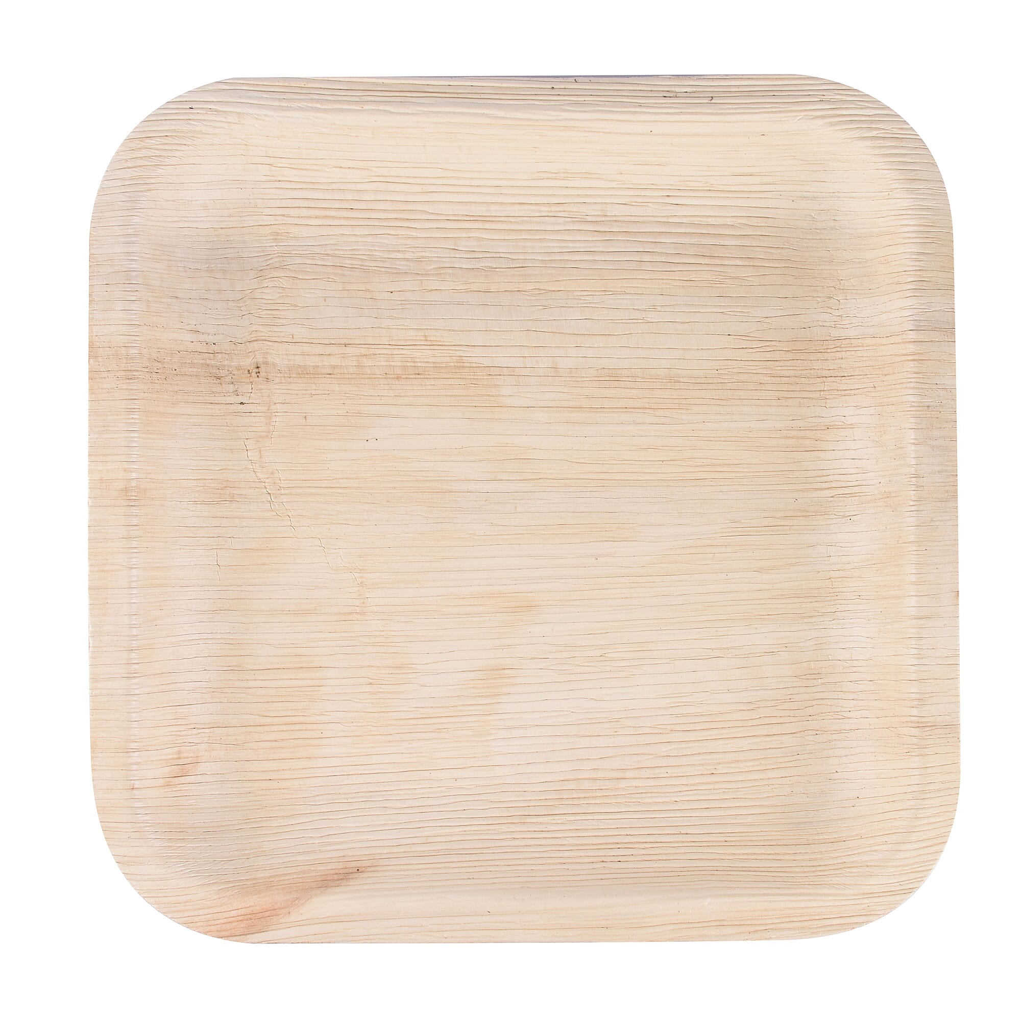 Areca Palm Leaf Square Plates (Pack of 25 pcs) (Size 20 cm)