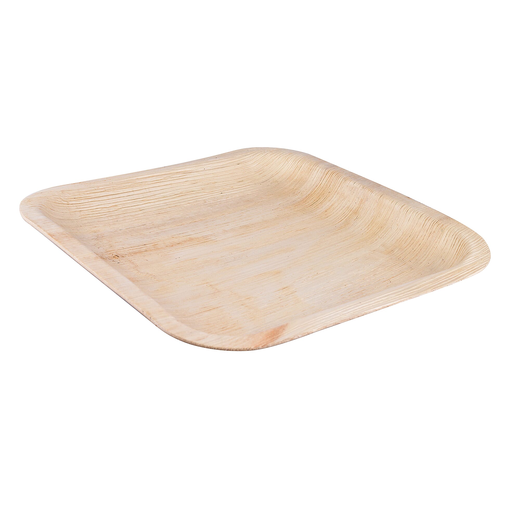 Areca Palm Leaf Square Plates (Pack of 25 pcs) (Size 15x15cm)