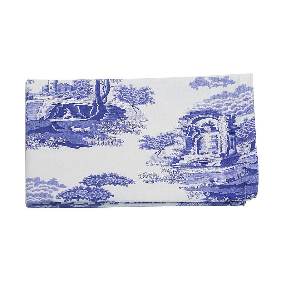 Pimpernel 100% Cotton Blue and White Italian Tea Towel (Size 76x46cm)