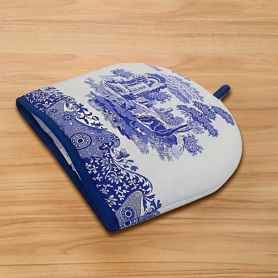 Pimpernel Blue and White Italian Teapot Warmer (Size 29x34cm)