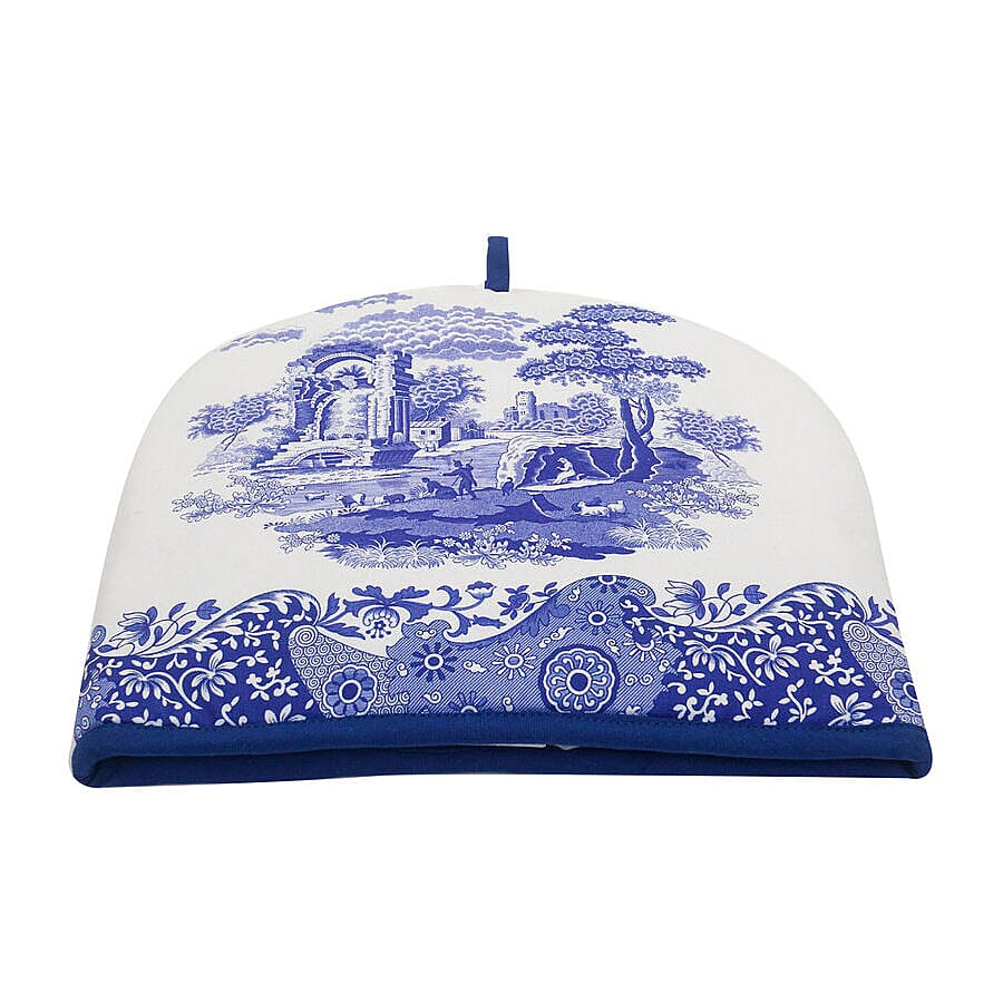Pimpernel Blue and White Italian Teapot Warmer (Size 29x34cm)