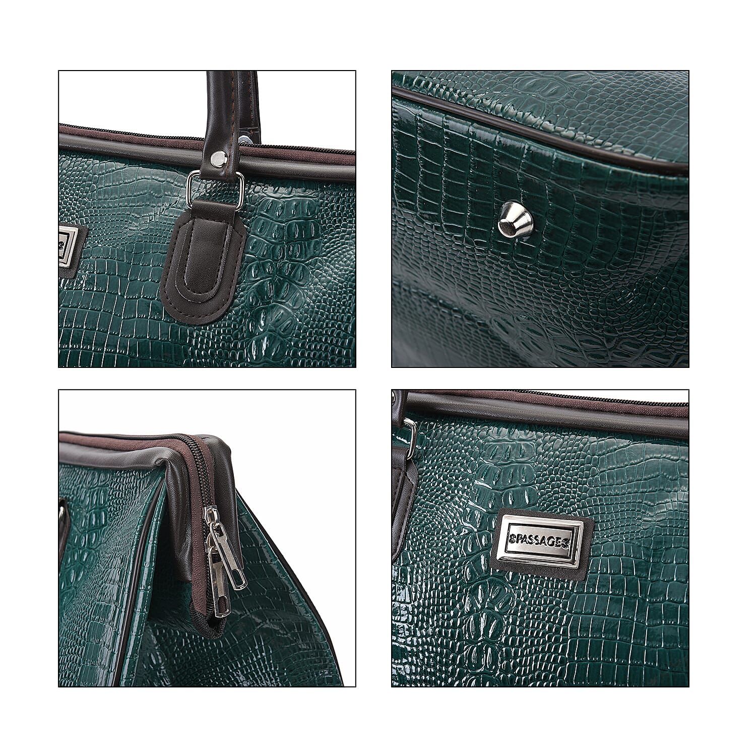 TLV order lifestyle Color Black Crocodile size/Profile Middle travel bag wall (exterior) Semi-PU Lining (interior) polyester