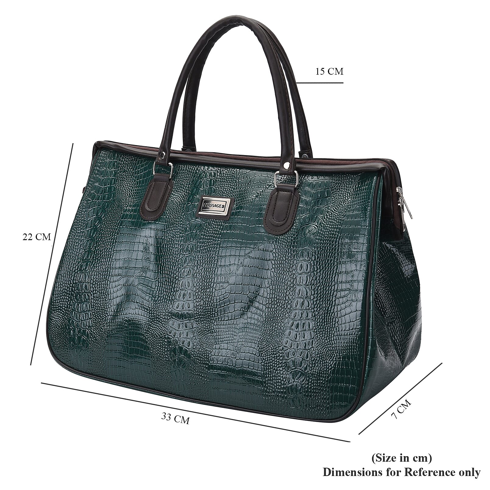 TLV order lifestyle Color Black Crocodile size/Profile Middle travel bag wall (exterior) Semi-PU Lining (interior) polyester