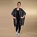 TAMSY 100% Rayon Printed Kimono, One Size ( Fits 8-20 ) - Stone