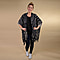 TAMSY 100% Rayon Printed Kimono, One Size ( Fits 8-20 ) - Stone