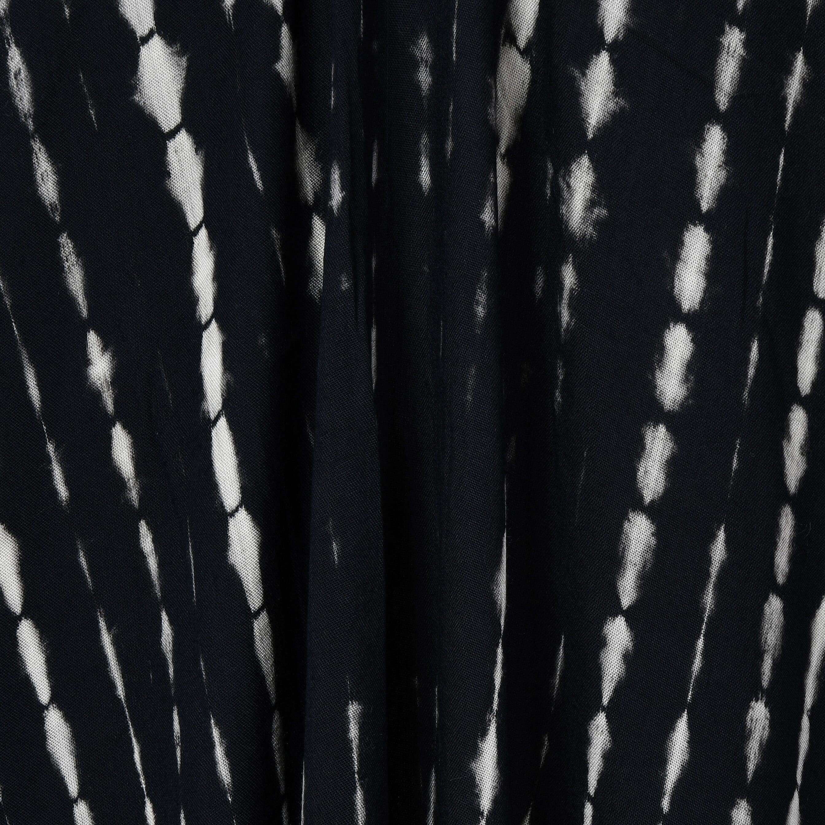 TAMSY 100% Rayon Printed Kimono, One Size (Fits 8-20) - Black & Off White