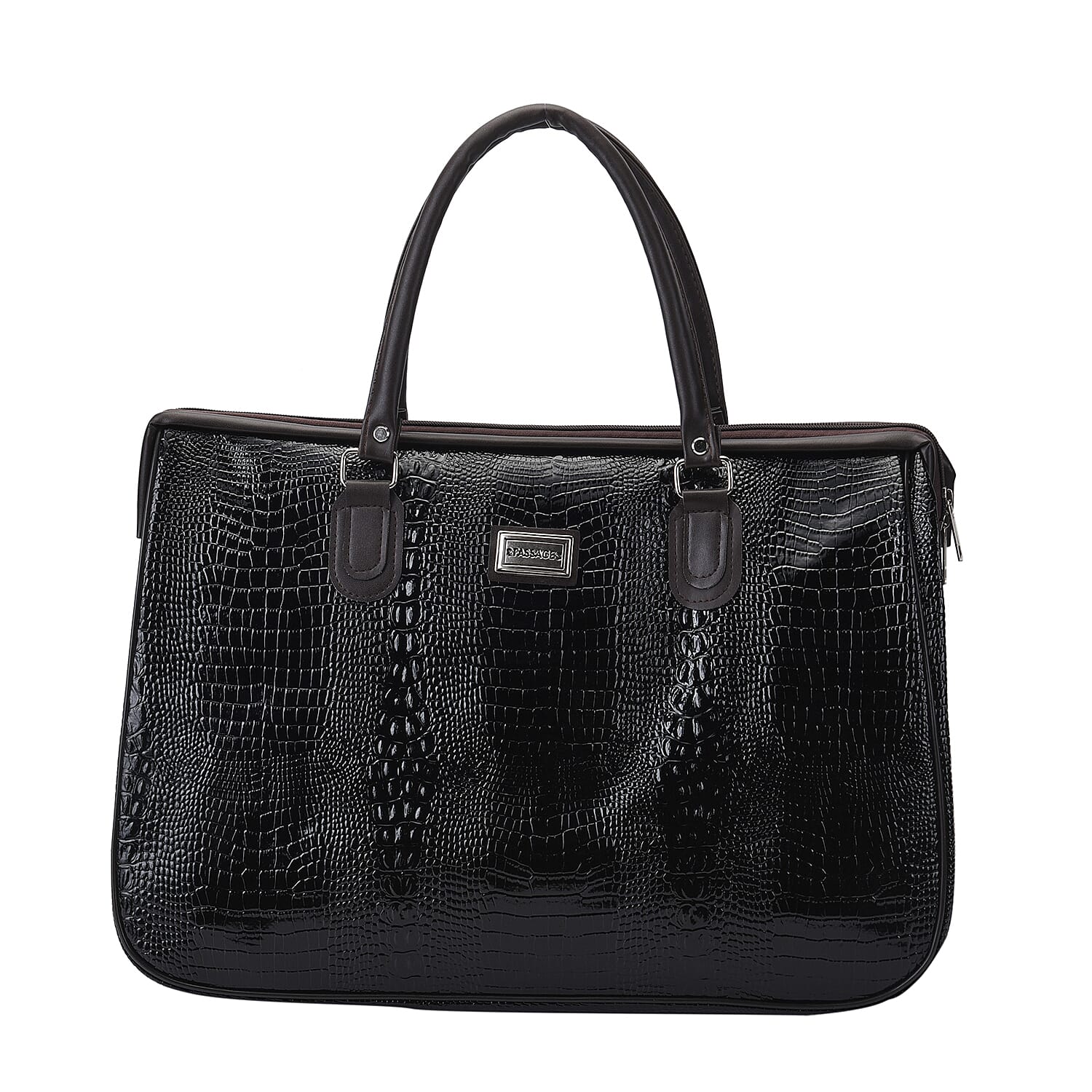 Women's Crocodile Pattern Travel Bag