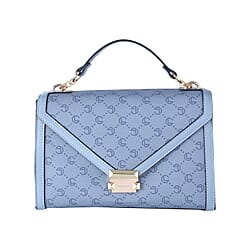 LOCK SOUL. lifestyle-Color:Blue; size/Profile:Crossbody Bag;wall(exterior);Semi-PU. Lining(interior):polyester Pockets(exterior):zipped-1,lock-1;Pockets(interior):Zipped-2, slip-1.Measuremen