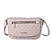Lock Soul Faux Leather Crossbody Bag - White