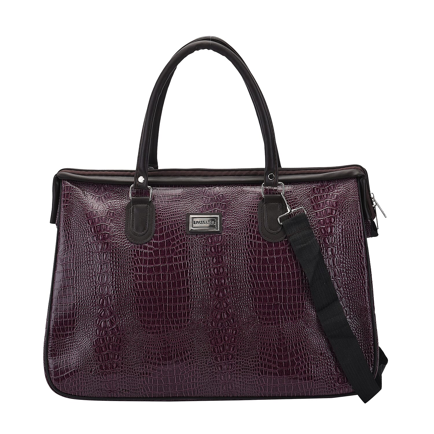 Women's Crocodile Pattern Travel Bag