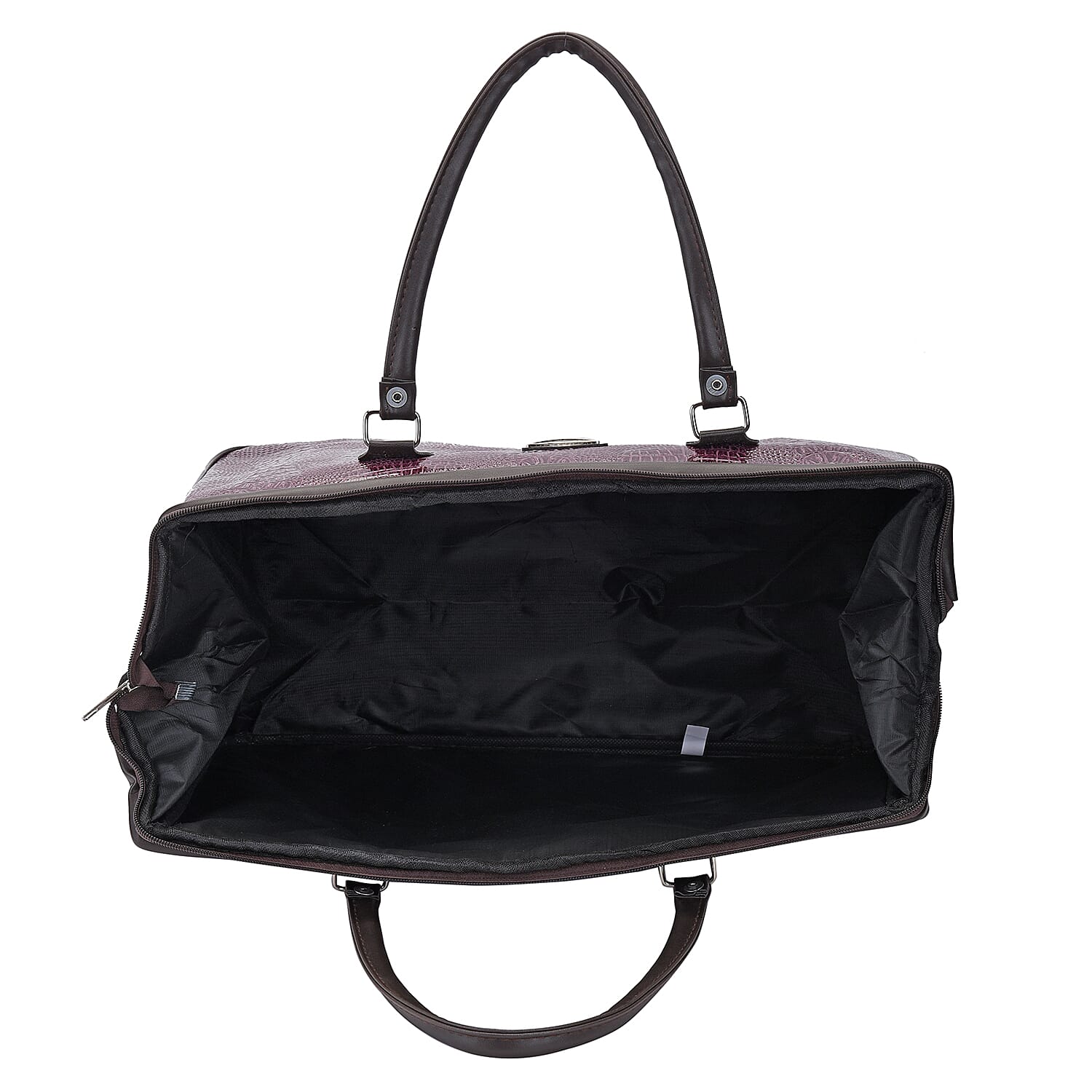 Women's Crocodile Pattern Travel Bag
