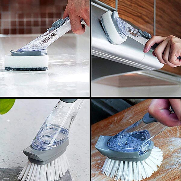 Set of 4 Cleaning Brush (Size- 7x3 cm)