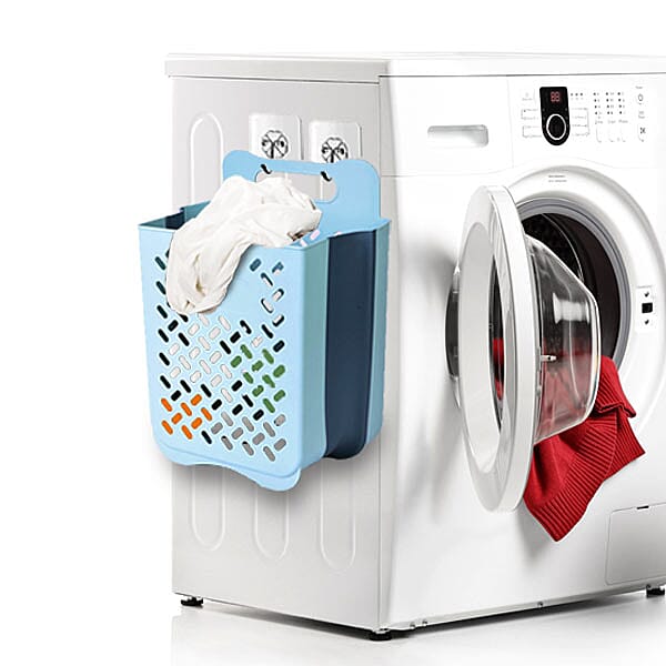 Multipurpose Collapsable Smart Storage Unit - Laundry - Stationary - Kitchen - DIY (Size-49x35x25Cm) - Blue