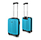 Close Out Deal 21 Inch Carry On Luggage Lightweight ABS Shell 4 Wheel Spinner Suitcase - Blue