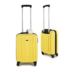 Close Out Deal 21 Inch Carry On Luggage Lightweight ABS Shell 4 Wheel Spinner Suitcase - Blue