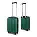 Close Out Deal- 21 Inch Carry On Luggage Lightweight ABS Shell 4 Wheel Spinner Suitcase - Green