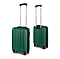 Close Out Deal- 21 Inch Carry On Luggage Lightweight ABS Shell 4 Wheel Spinner Suitcase - Green