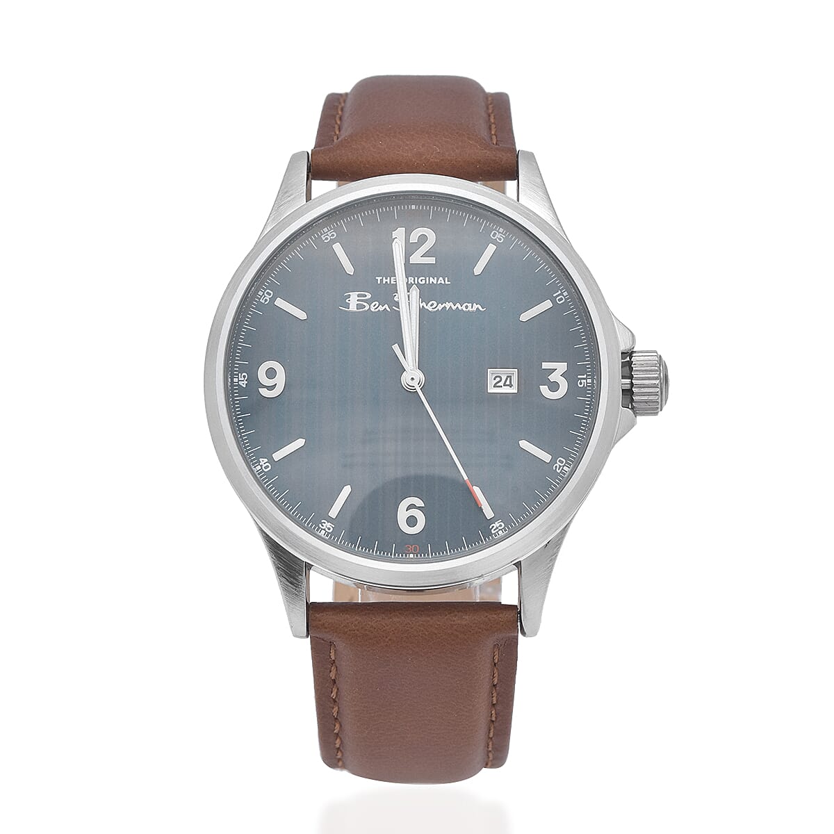 Ben Sherman Water Resistant Watch with Blue Dial and Tan Colour Strap