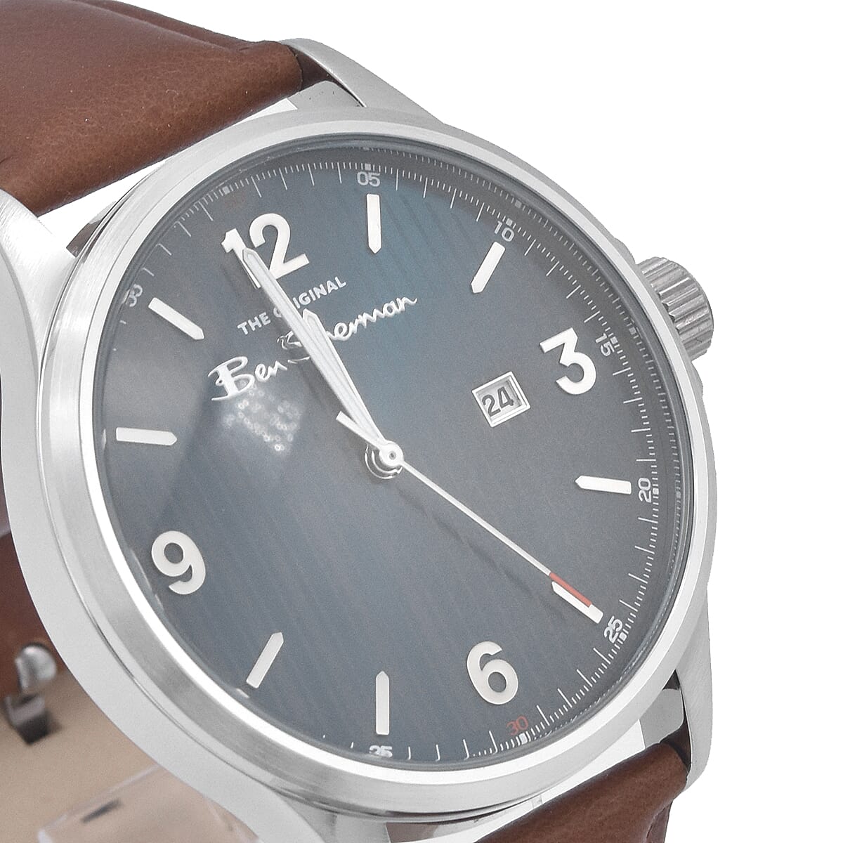 Ben Sherman Water Resistant Watch with Blue Dial and Tan Colour Strap