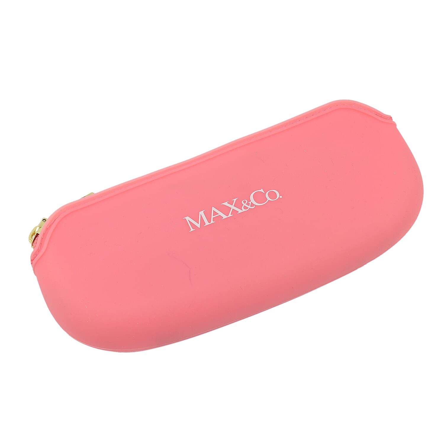 MAX MARA Unisex Gold Metal Shield Sunglasses with Blue Lenses