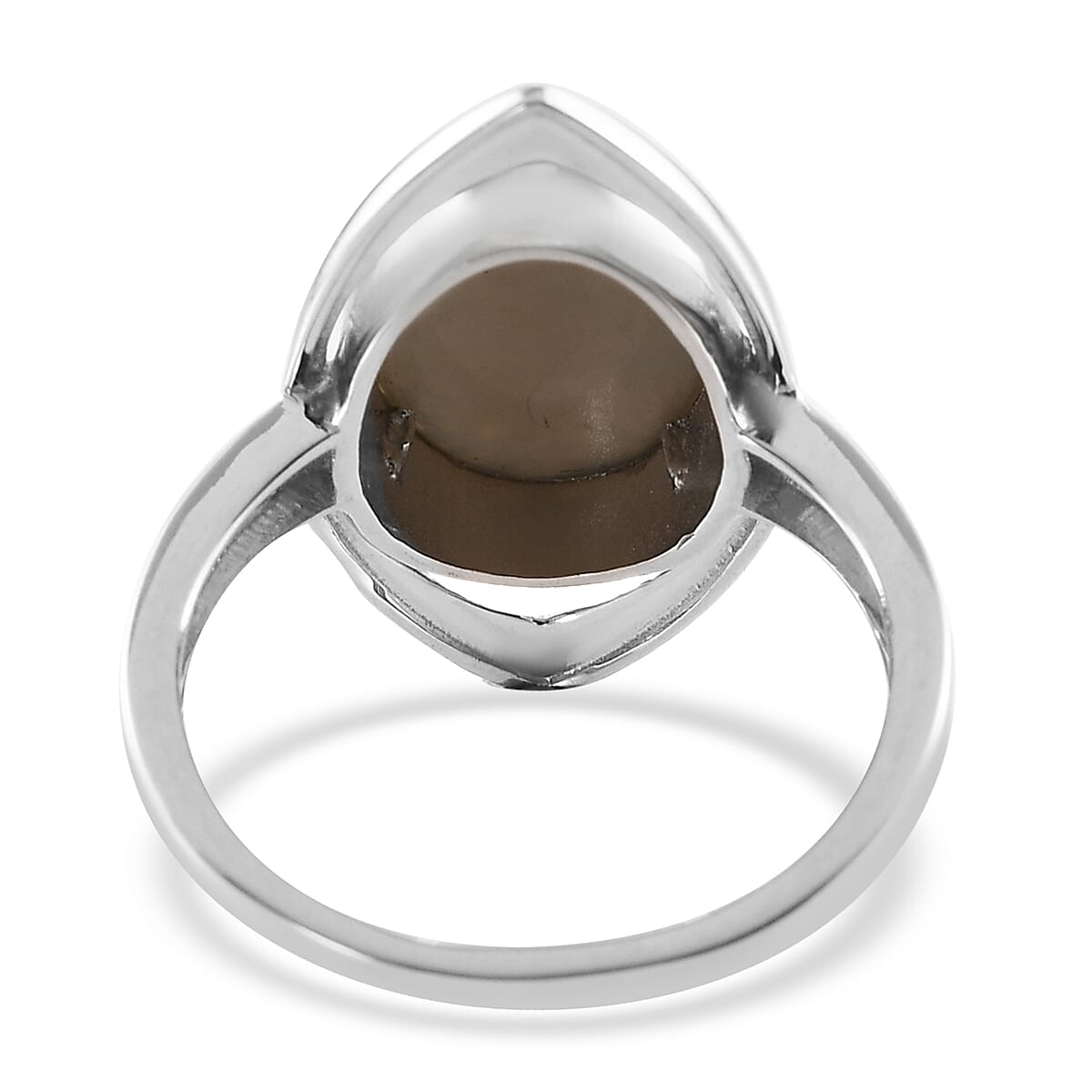 Sajen Silver ILLUMINATION Collection - Sajen Silver Drusy Agate Ring in Platinum Overlay Sterling Silver 3.80 Ct.