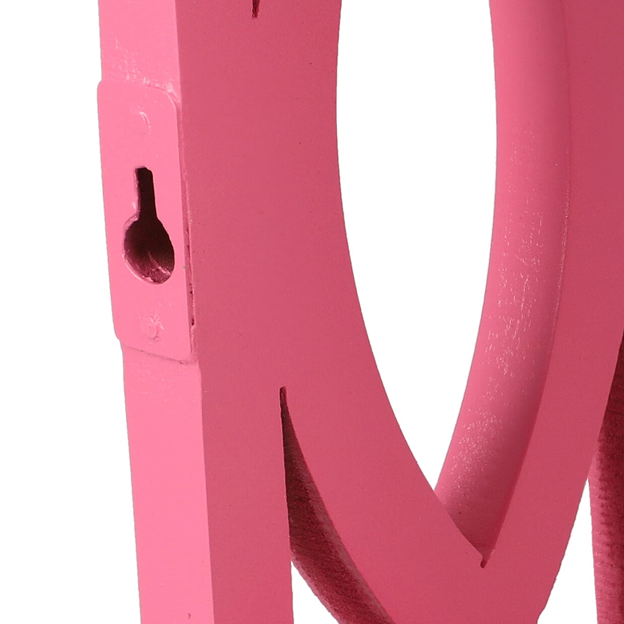 Decorative Set of 3 - Sequential Square Shelves (Size 26x26x10Cm, 21x21x10Cm & 16x16x10Cm) - White, Red & Pink