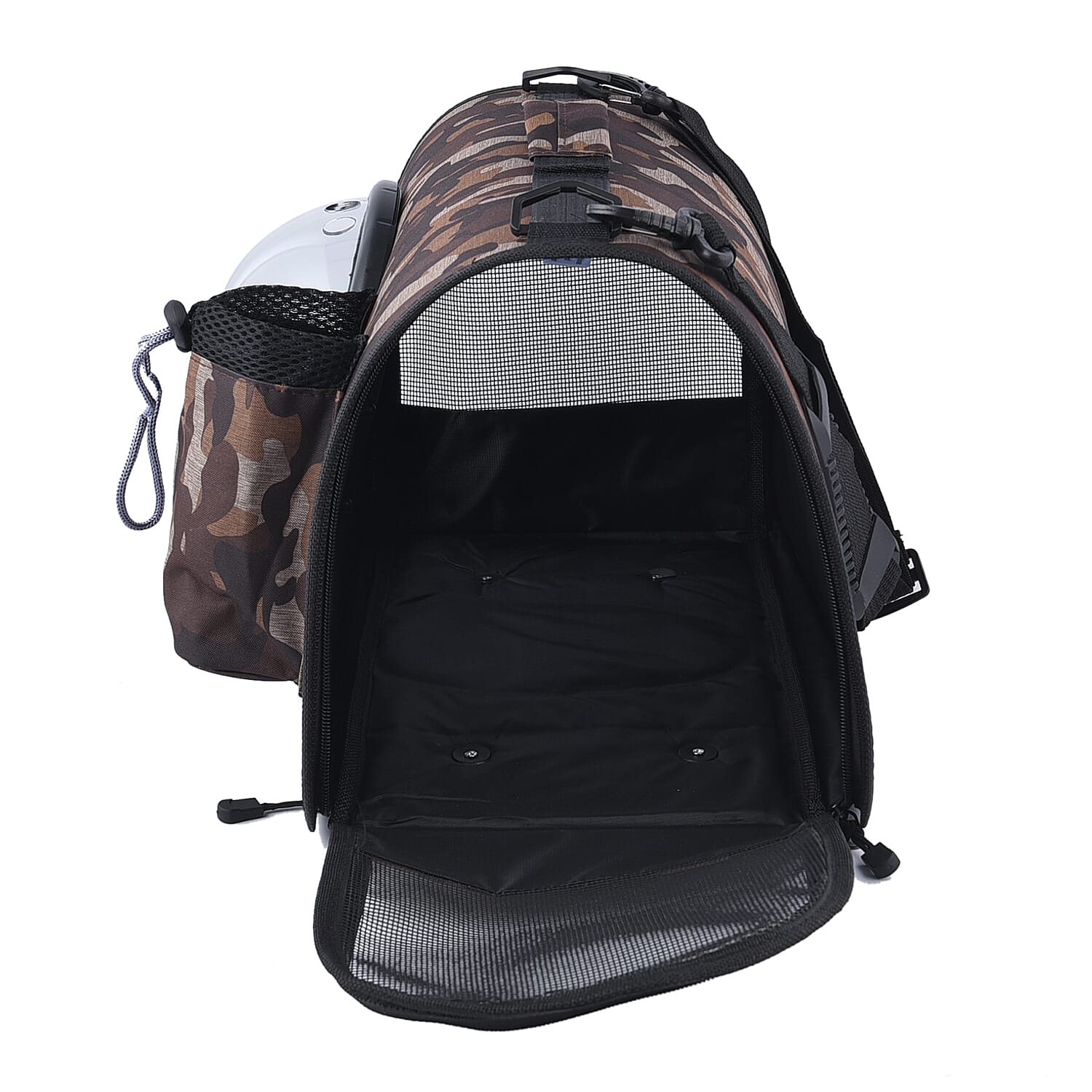 Camouflage Print Pet Bag with Shoulder Strap