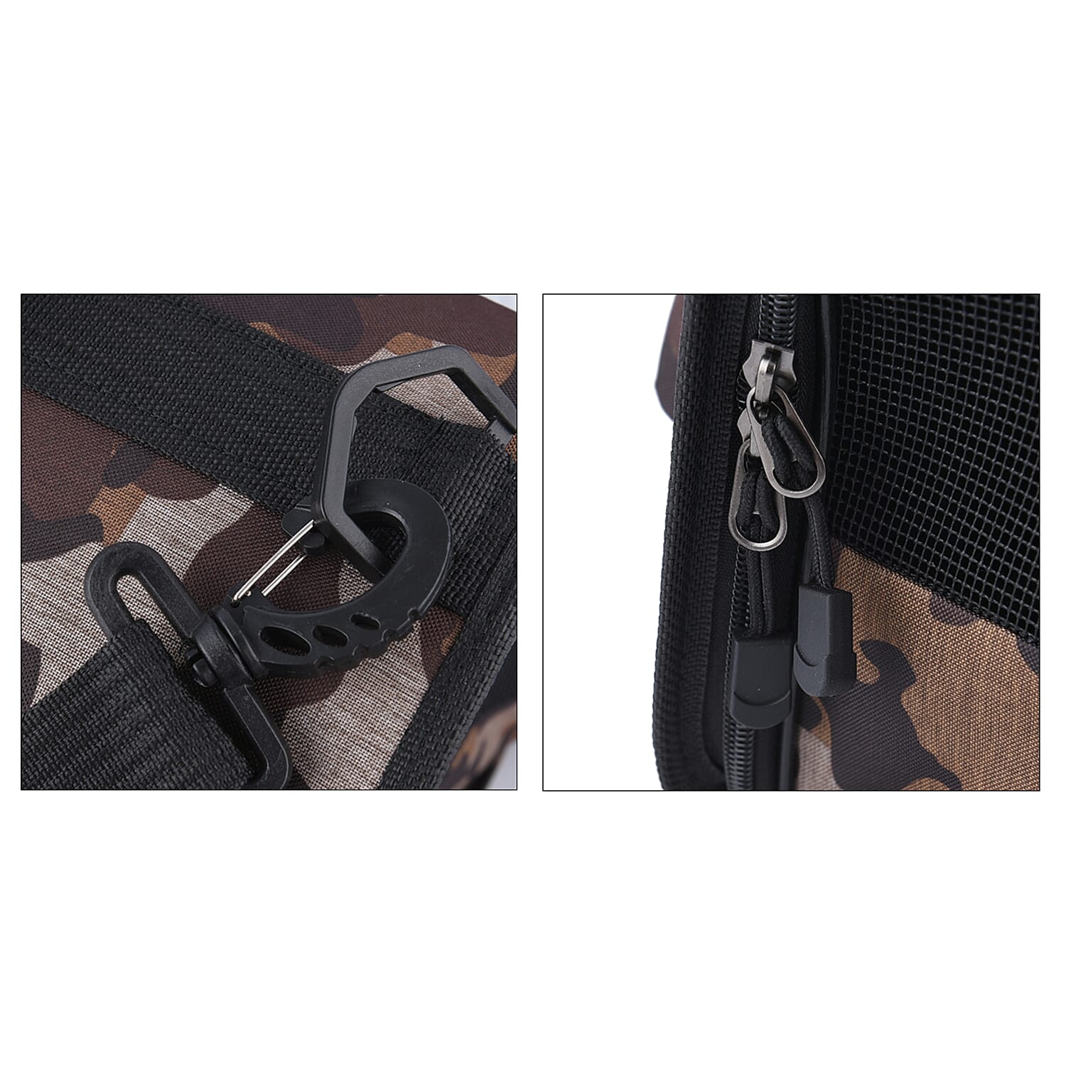 Camouflage Print Pet Bag with Shoulder Strap