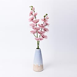 The 5th Season Dahlia Maple Flowers Arrangement with Vase - Orange