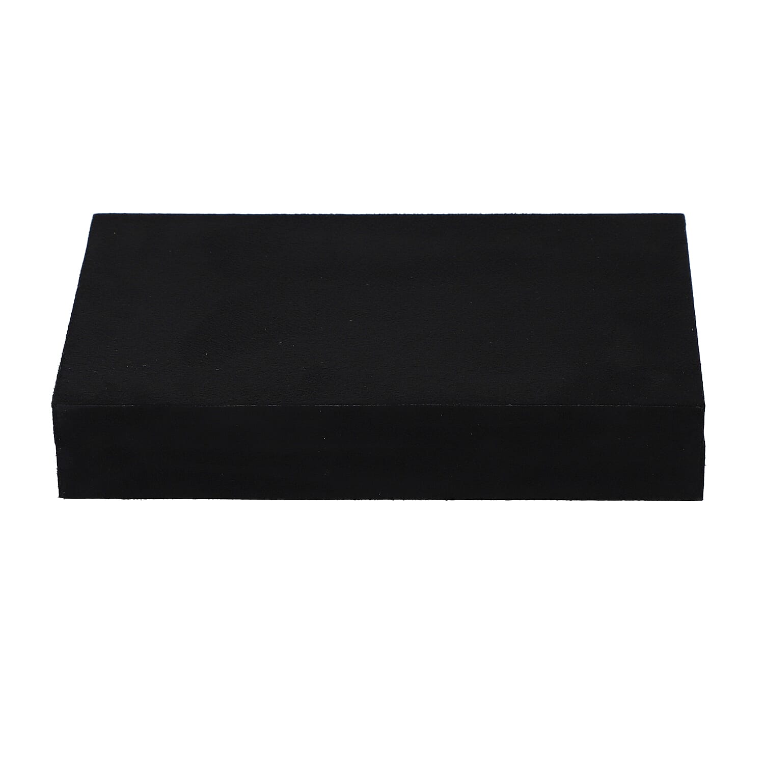 Velvet Jewelry box with lock top 8 hooks pocket base left 8 sections10 Ring Rows Inside Anti Tarnish lining - Black