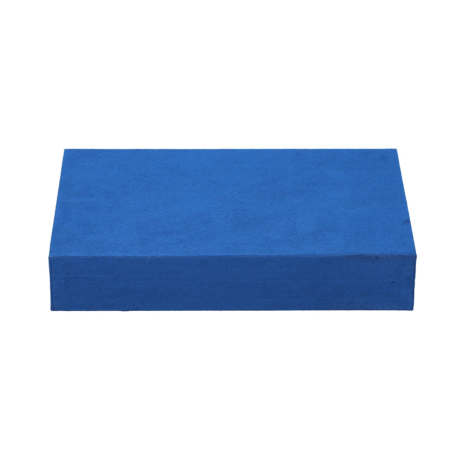 Portable Velvet Jewellery Box with Lock and Anti Tarnish Lining (Size:29x18x5 Cm) - Blue