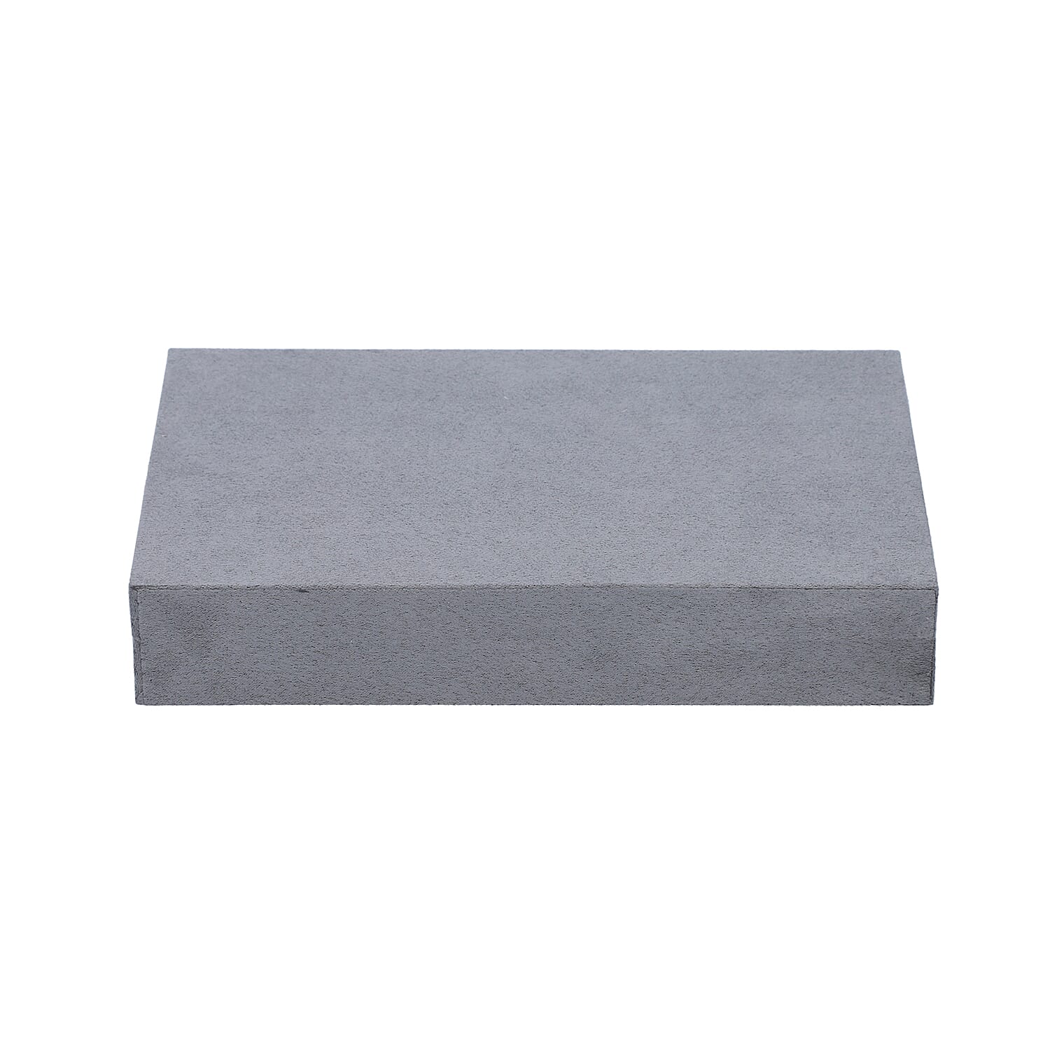 Portable Velvet Jewellery Box with Lock and Anti Tarnish Lining (Size:29x18.5x5.2Cm) - Grey